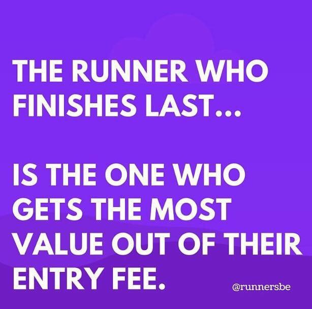 Runner gets best value from finishing last