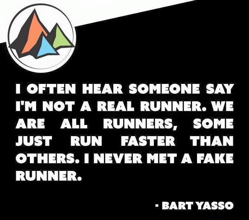 I've never met a fake runner